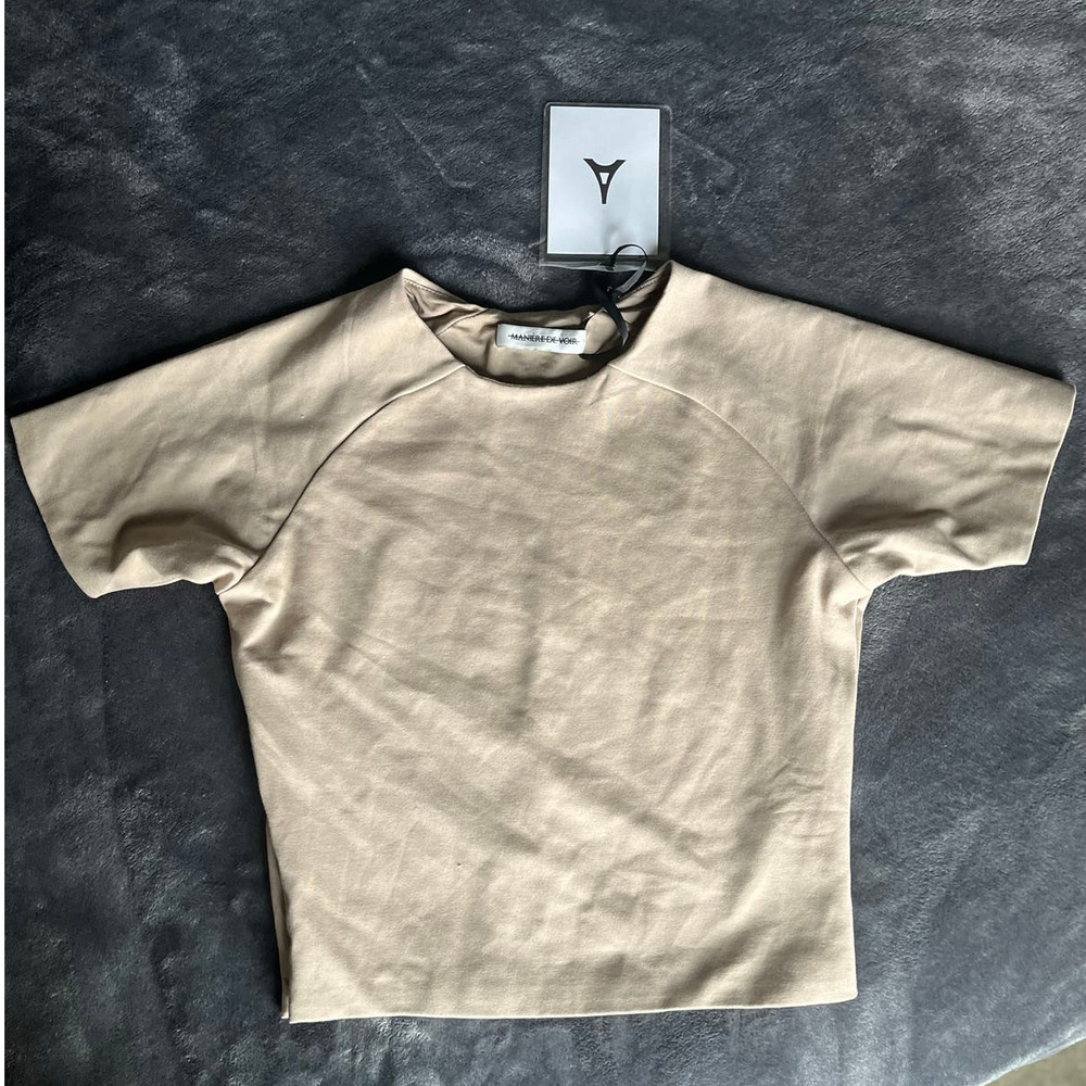 MANIÈRE DE VOIR ÉTERNELLE SHORT SLEEVE T SHIRT - BEIGE